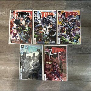 TITANS DC Universe Comic Lot Issues #23 #24 #25 #26 #27 VG